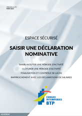 Guide Espace sécurisé | Saisir une déclaration nominative